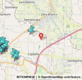 Mappa Via Lodovico Ariosto, 31059 Zero Branco TV, Italia (3.49308)