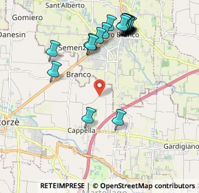 Mappa Via Lodovico Ariosto, 31059 Zero Branco TV, Italia (2.206)
