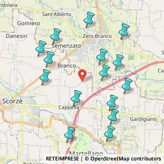 Mappa Via Lodovico Ariosto, 30037 Scorzè VE, Italia (2.28267)