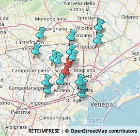 Mappa Via Lodovico Ariosto, 30037 Scorzè VE, Italia (11.89765)