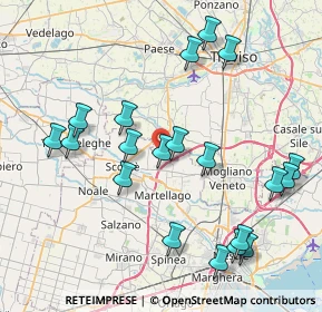 Mappa Via Lodovico Ariosto, 31059 Zero Branco TV, Italia (8.735)