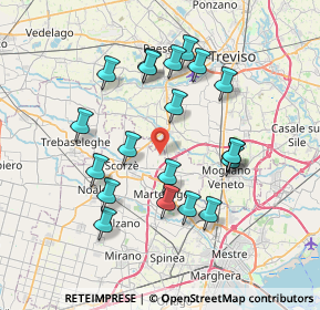 Mappa Via Lodovico Ariosto, 31059 Zero Branco TV, Italia (6.999)