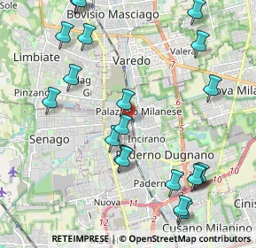 Mappa Viale Bolivia, 20037 Paderno Dugnano MI, Italia (2.457)