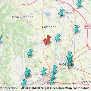 Mappa 36030 Crispi Cavour VI, Italia (5.995)