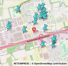 Mappa Via dei Chiosi, 20873 Cavenago di Brianza MB, Italia (0.522)