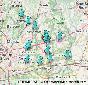 Mappa Via dei Chiosi, 20873 Cavenago di Brianza MB, Italia (6.23429)