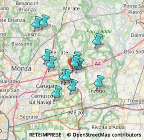 Mappa Via dei Chiosi, 20873 Cavenago di Brianza MB, Italia (5.33308)