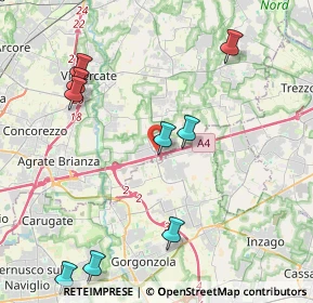 Mappa Via dei Chiosi, 20873 Cavenago di Brianza MB, Italia (5.99308)