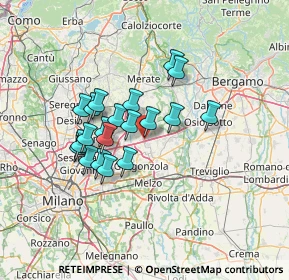 Mappa Via dei Chiosi, 20873 Cavenago di Brianza MB, Italia (10.8385)