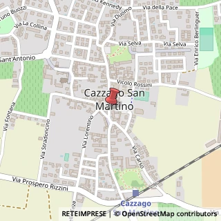 Mappa Via Pier Paolo Pasolini, 4, 25046 Cazzago San Martino, Brescia (Lombardia)