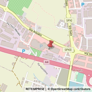 Mappa Via Rovato, 44, 25030 Erbusco, Brescia (Lombardia)
