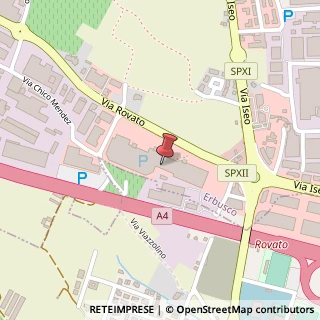 Mappa Via Rovato, 44, 25030 Erbusco, Brescia (Lombardia)