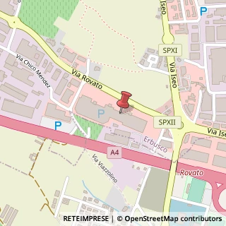 Mappa Via Lazzarini, 4, 25030 Erbusco, Brescia (Lombardia)