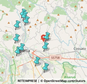 Mappa Via Cesare Battisti, 13845 Ronco Biellese BI, Italia (4.37455)