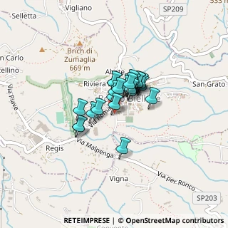 Mappa Via Cesare Battisti, 13845 Ronco Biellese BI, Italia (0.23077)