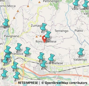 Mappa Via Cesare Battisti, 13845 Ronco Biellese BI, Italia (3.1905)