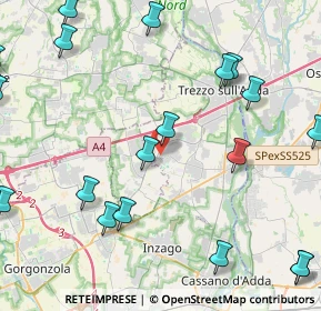Mappa Via Carlo Porta, 20060 Trezzano Rosa MI, Italia (5.9865)