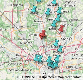 Mappa Via Camillo Benso Cavour, 20037 Paderno Dugnano MI, Italia (8.91)