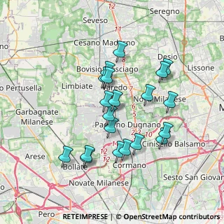 Mappa Via Camillo Benso Cavour, 20037 Paderno Dugnano MI, Italia (3.2605)