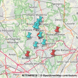 Mappa Via Camillo Benso Cavour, 20037 Paderno Dugnano MI, Italia (2.81545)