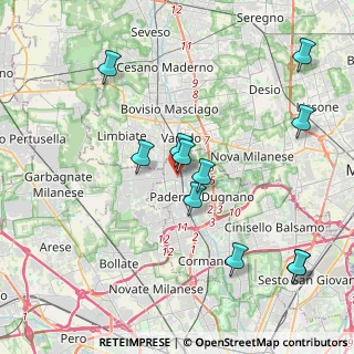 Mappa Via Camillo Benso Cavour, 20037 Paderno Dugnano MI, Italia (4.19091)