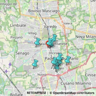 Mappa Via Camillo Benso Conte di Cavour, 20037 Paderno Dugnano MI, Italia (1.41909)