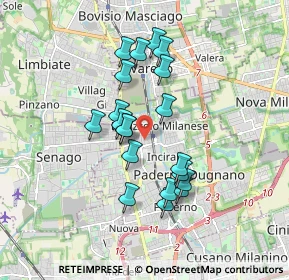Mappa Via Camillo Benso Cavour, 20037 Paderno Dugnano MI, Italia (1.493)