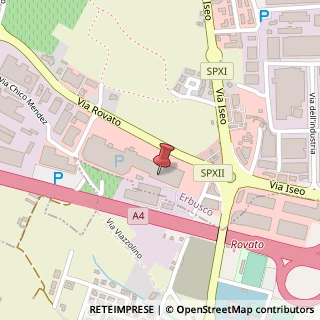 Mappa Via Rovato, 44, 25030 Erbusco, Brescia (Lombardia)