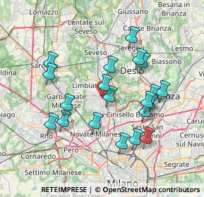 Mappa Via Antonio Pacinotti, 20037 Paderno Dugnano MI, Italia (7.0125)