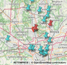 Mappa Via Antonio Pacinotti, 20037 Paderno Dugnano MI, Italia (9.0475)