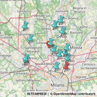 Mappa Via Antonio Pacinotti, 20037 Paderno Dugnano MI, Italia (7.12)