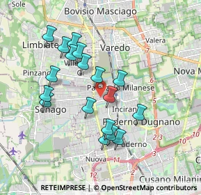 Mappa Via Antonio Pacinotti, 20037 Paderno Dugnano MI, Italia (1.67056)