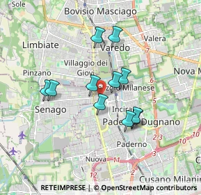 Mappa Via Antonio Pacinotti, 20037 Paderno Dugnano MI, Italia (1.41182)