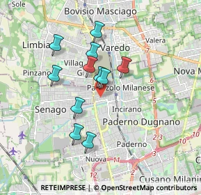 Mappa Via Antonio Pacinotti, 20037 Paderno Dugnano MI, Italia (1.46364)
