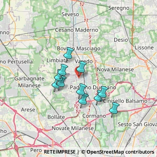 Mappa Via Antonio Pacinotti, 20037 Paderno Dugnano MI, Italia (2.78909)