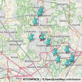 Mappa Via Antonio Pacinotti, 20037 Paderno Dugnano MI, Italia (4.74917)