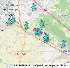 Mappa Via della Croce, 25033 Cologne BS, Italia (1.70273)