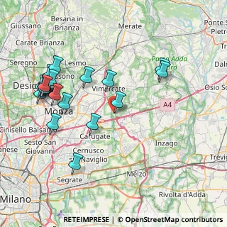 Mappa Via Delli Casati, 20864 Agrate Brianza MB, Italia (9.0035)
