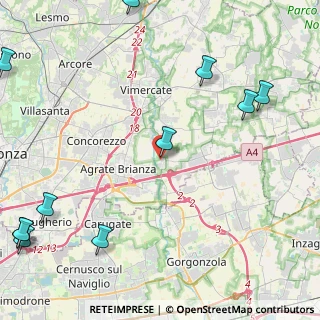 Mappa Via Delli Casati, 20864 Agrate Brianza MB, Italia (6.64727)