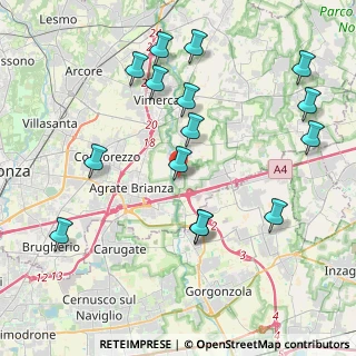 Mappa Via Delli Casati, 20864 Agrate Brianza MB, Italia (4.488)