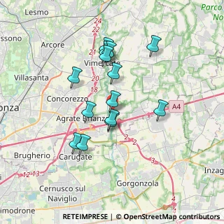 Mappa Via Delli Casati, 20864 Agrate Brianza MB, Italia (3.10857)