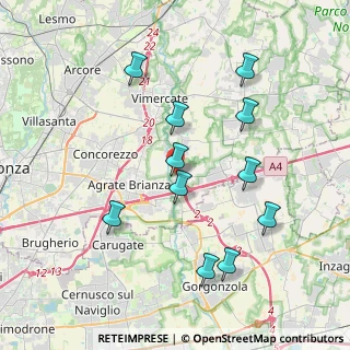 Mappa Via Delli Casati, 20864 Agrate Brianza MB, Italia (3.84364)