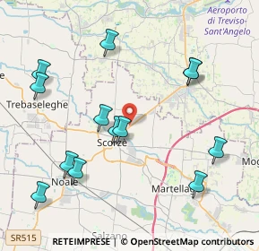 Mappa Via Treviso, 30037 Scorzé VE, Italia (4.48308)