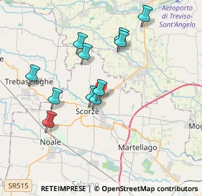 Mappa Via Treviso, 30037 Scorzé VE, Italia (3.42909)