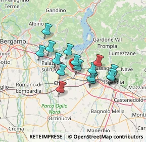 Mappa Via Cantarane, 25035 Erbusco BS, Italia (10.81412)