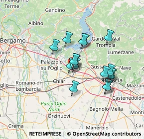 Mappa Via Cantarane, 25035 Erbusco BS, Italia (10.7875)