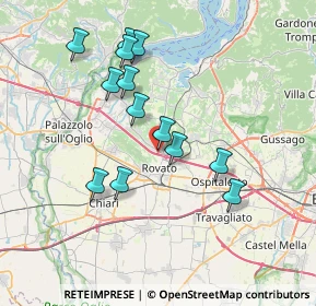 Mappa Via Cantarane, 25035 Erbusco BS, Italia (6.78692)