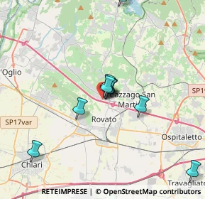Mappa Via Cantarane, 25035 Erbusco BS, Italia (3.58364)