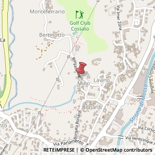 Mappa Via Mino, 40/B, 13836 Cossato, Biella (Piemonte)