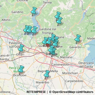 Mappa Via Paolo VI, 25060 Cellatica BS, Italia (13.74706)